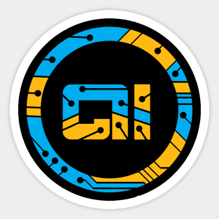 Artificial Intelligence Symbol Sticker